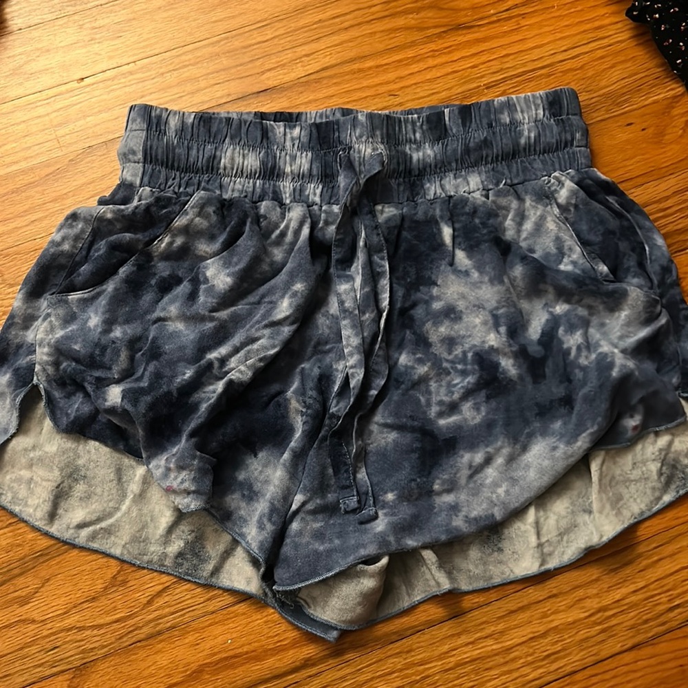Hollister Blue Tie Dye Shorts